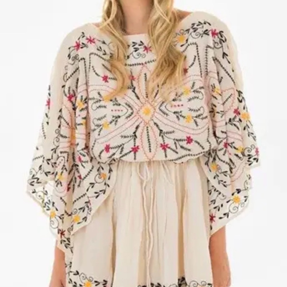Free people Embroidered Boho dress